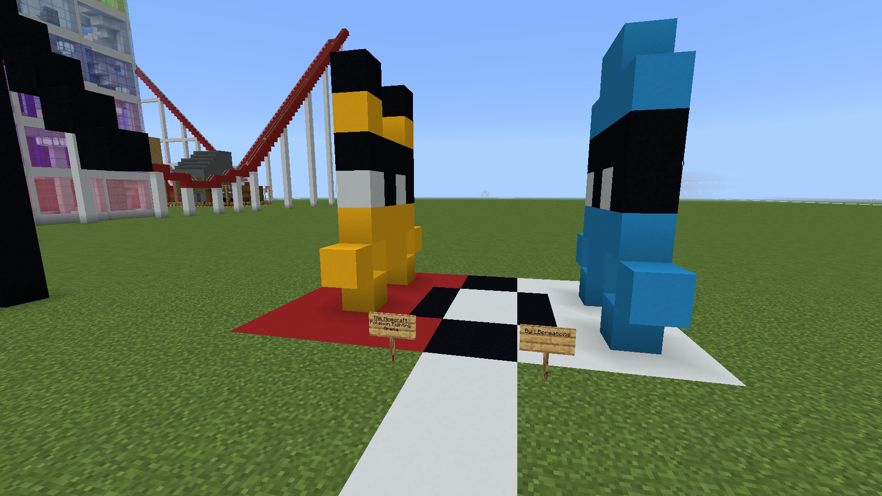 The Minecraft Pokemon Fighting Arena